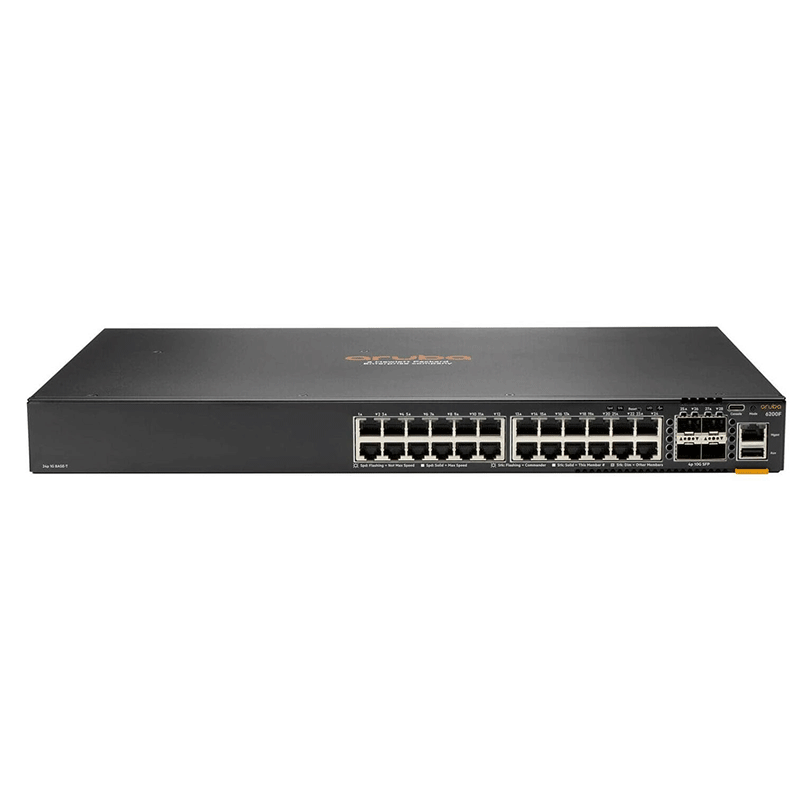 Aruba 6200F 24G Class4 PoE 4SFP+ 370W Switch