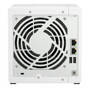 Alternative view of QNAP TS-433 NAS Tower Ethernet LAN Cortex-A55