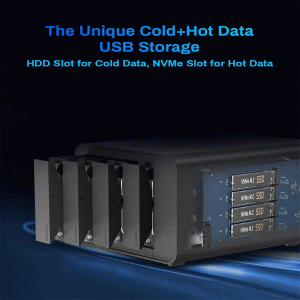 Alternative view of TerraMaster d8-hybrid